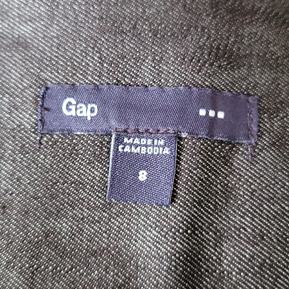 GAP Charcoal Denim Pencil Skirt Size 8 - Picture 3 of 14